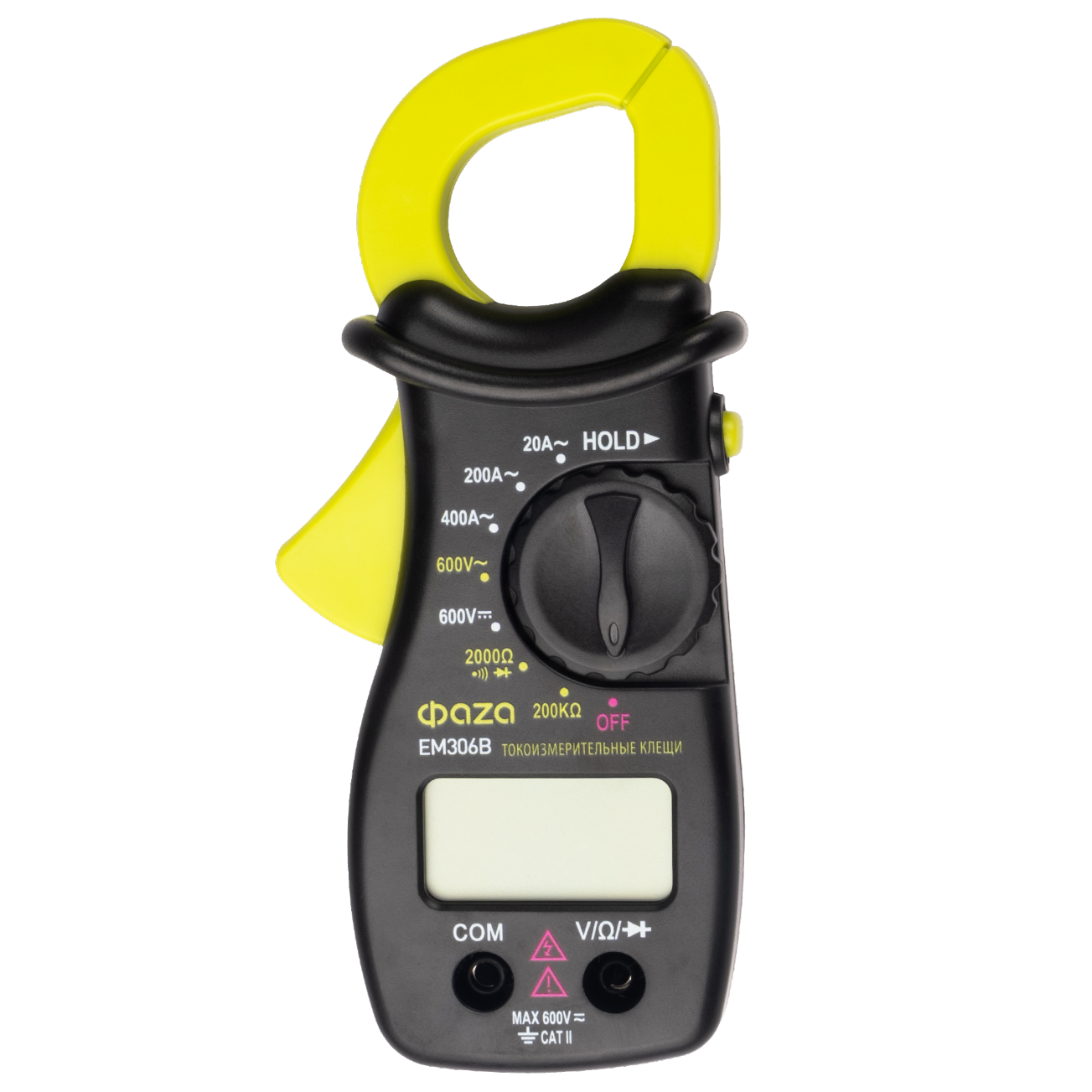 Токоизмерительные клещи EM306B 	2 x AAA в компл.
