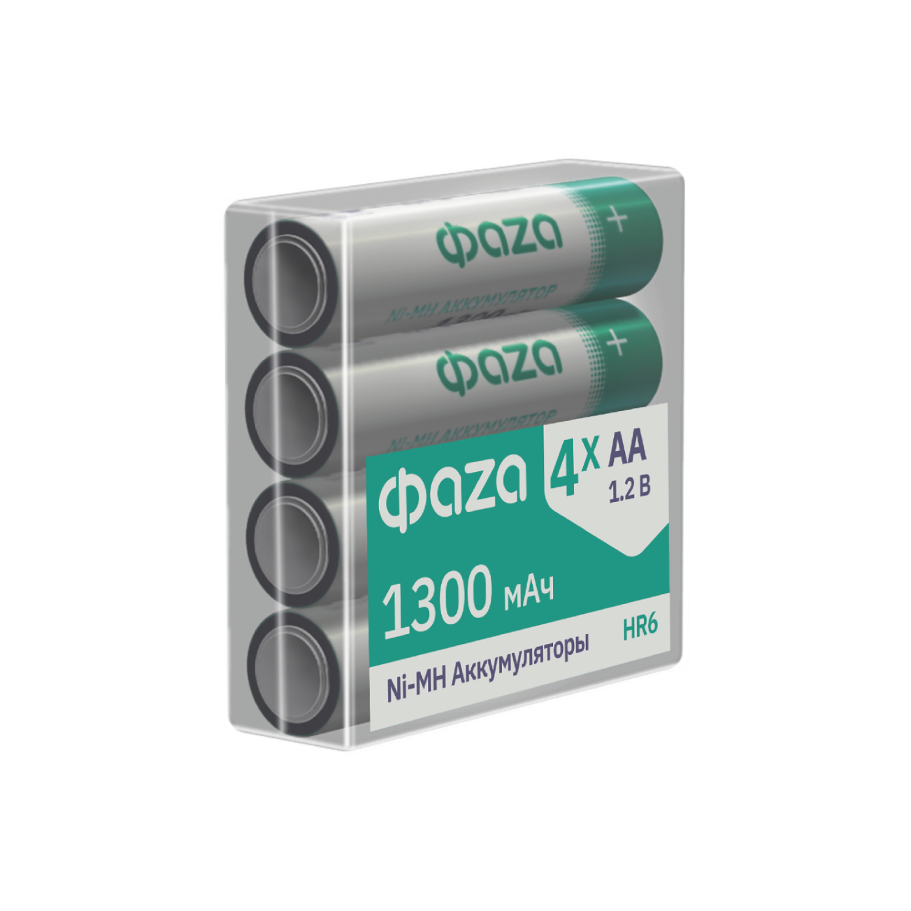 Аккумулятор ФАZА HR6-1300-PB4 AA 1300мАч Ni-MH Box-4