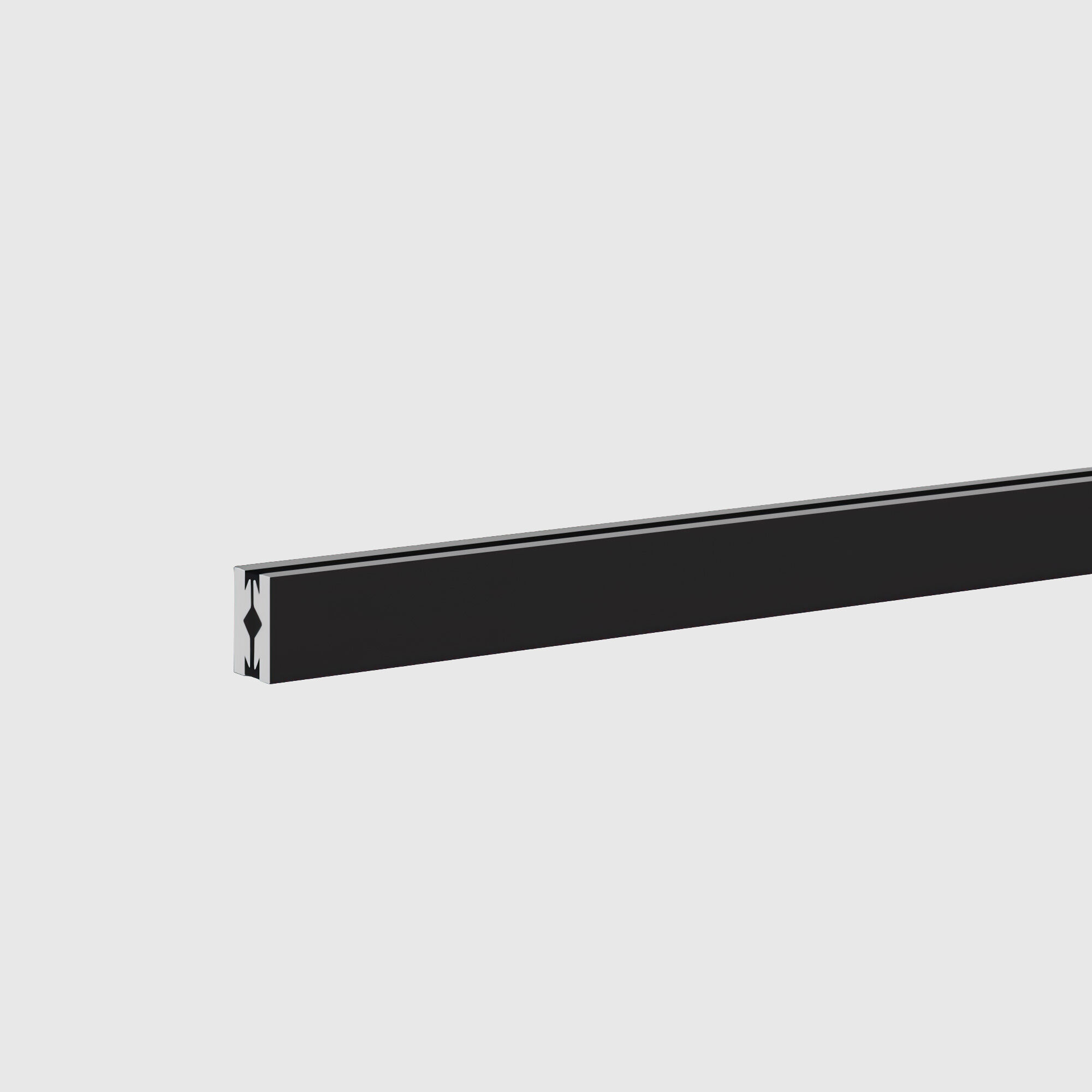 Esthetic Magnetic Шинопровод накладной (черный) 2 м 85137/00