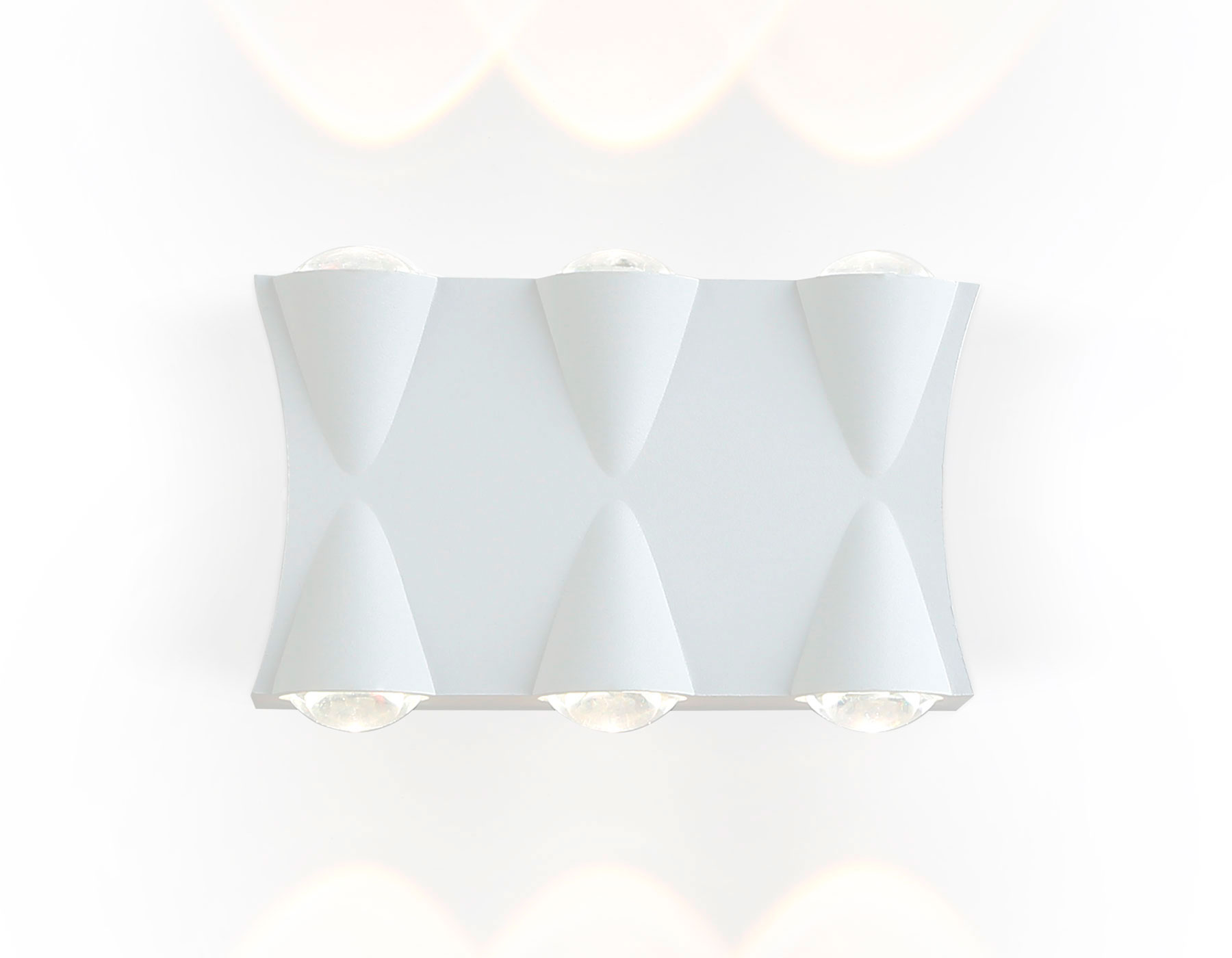 Светильник светодиодный уличный настенный архитектурный ST4485/6 WH белый IP54 LED 4200K 6W 