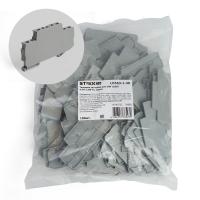 Торцевая заглушка для ЗНИ LD555 4 мм²  (JXB 4), серый LD563-1-40 (мин 100 шт)