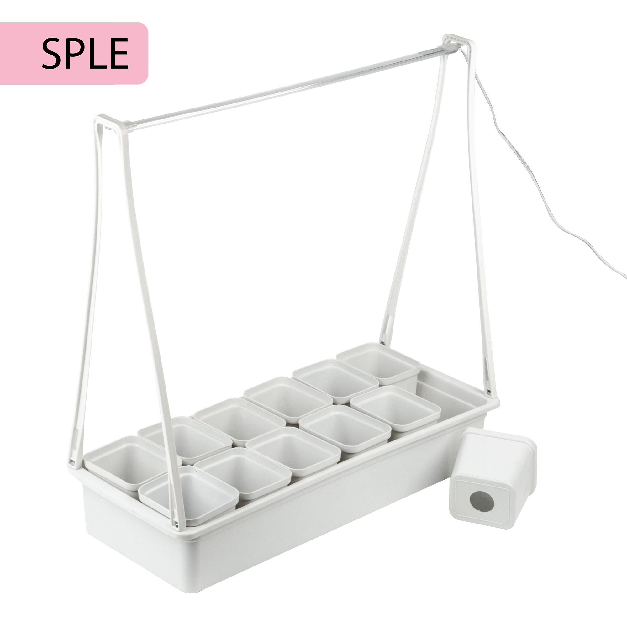 Светильник для растений UNIEL ULT-P34N-10W/SPLE IP65 WHITE 12 кашпо в/к