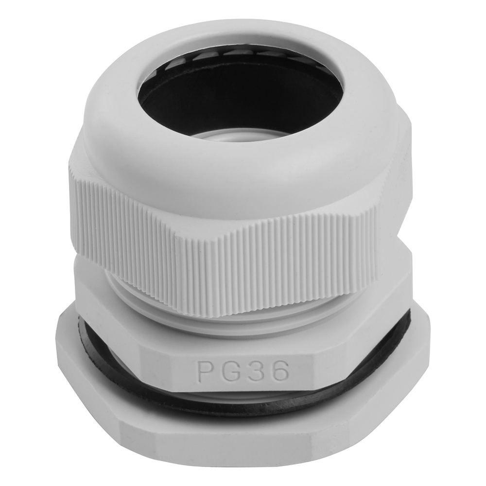 Сальник PG36 диаметр проводника 22-32 мм IP54, серый (DIY упаковка 1 шт)