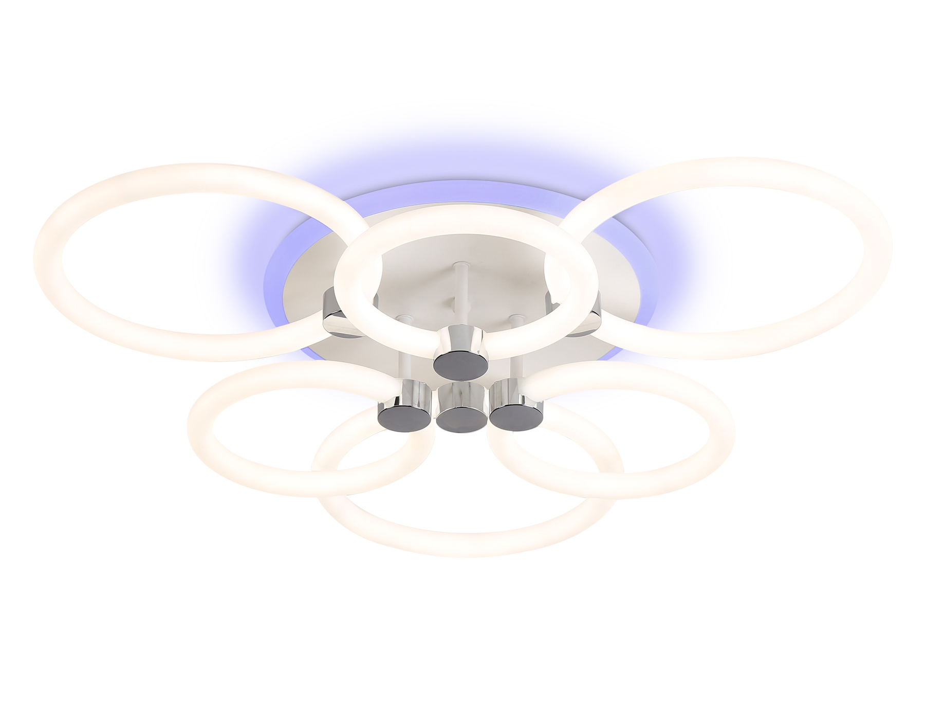 Светильник Ambrella FA3844/3+3 WH белый 102W 3000K-6400K+RGB D670*115 (ПДУ РАДИО 2.4G)