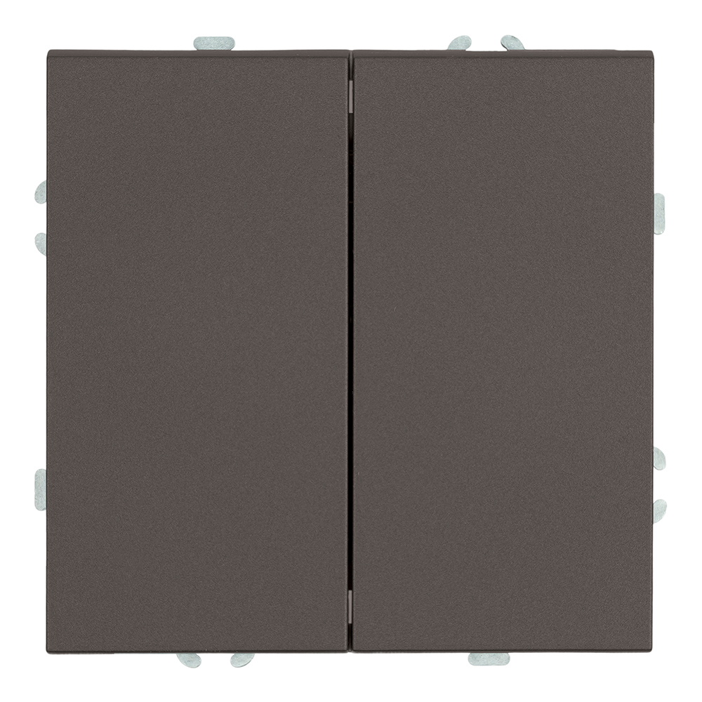 Переключатель перекрестный 2-клавишный (механизм) 250В 10А серия Эмили RSW10-5111-09 антрацит 