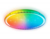 Светильник Ambrella FF501 CH хром 60W 3000-6400K D400*70 (ПДУ ИК) c подсветкой RGB