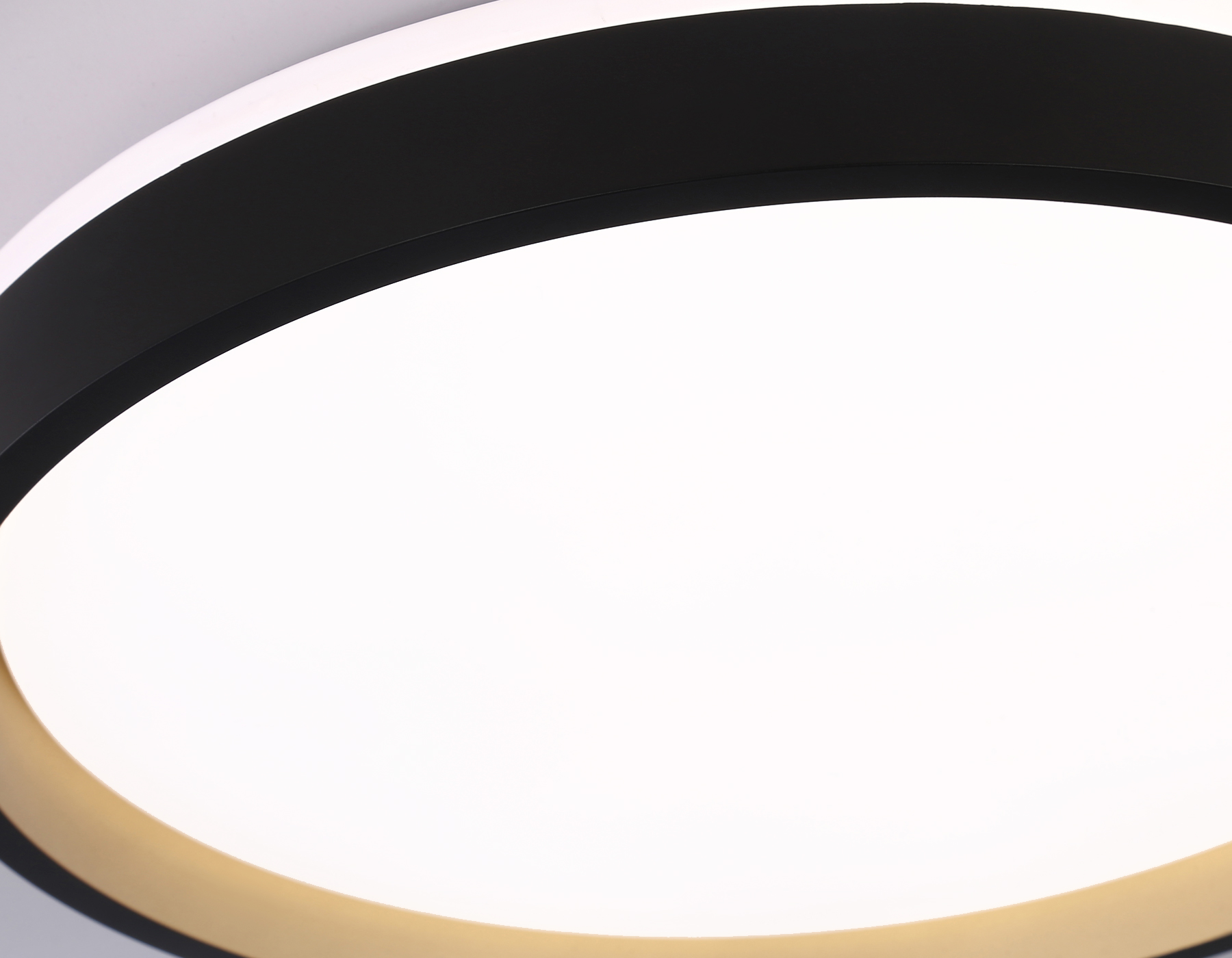 Светильник Ambrella FZ610 BK/GD черный/золото IP20 66W 3000K-6500K+RGB D490*85 (ПДУ ИК)