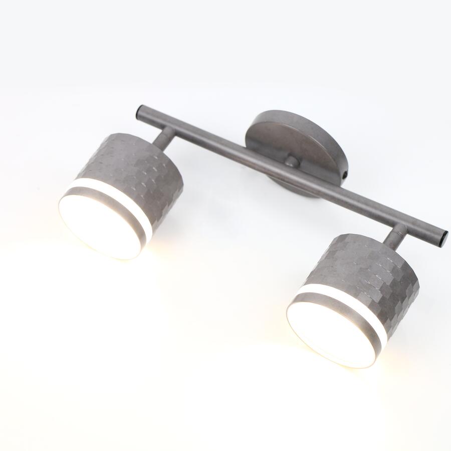 Спот на основании GWL-2GX53-M-IP20 Двойной Кирпич Бетон С боковым рассеивателем 