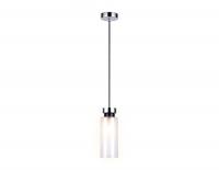 Светильник подвесной со сменной лампой Ambrella TR3570 CH/FR хром/матовый E14 max 40W D100*1050