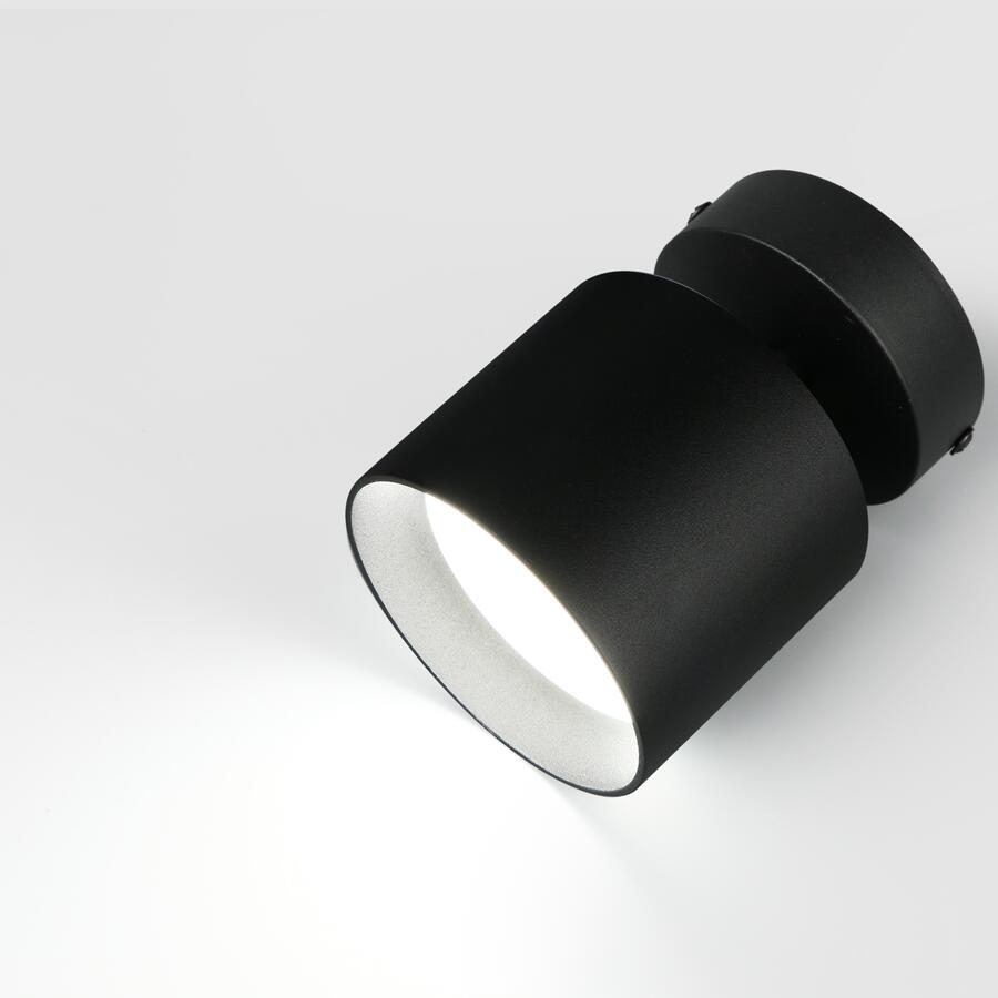 Спот на основании GWL-GX53-M-IP20 Одинарный Башня Черный Направленный