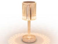 Светодиодная настольная лампа AMBRELLA DE8066 CL прозрачный LED 3000K/4200K/6400K 3W с сенс.выкл