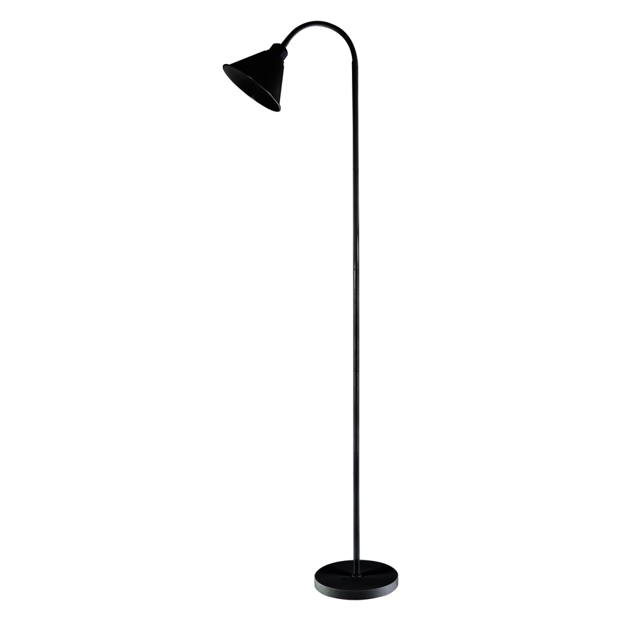 Светильник GFL-008 GFL-008 напольный торшер под лампу е27, 150см, черный (1/4)