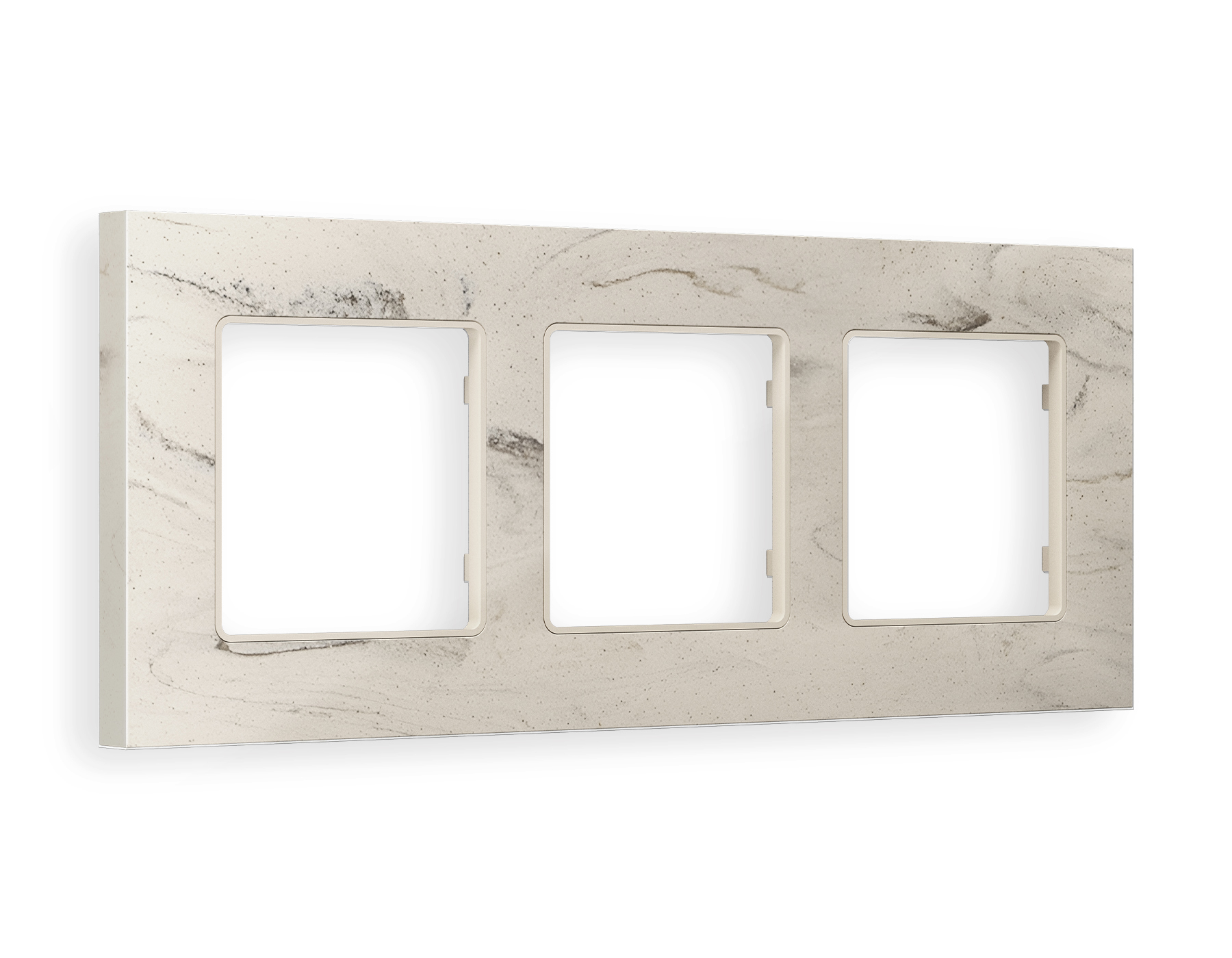 AF930603 Рамка ALFA Grand (Серо-бежевый мрамор) 3-ая