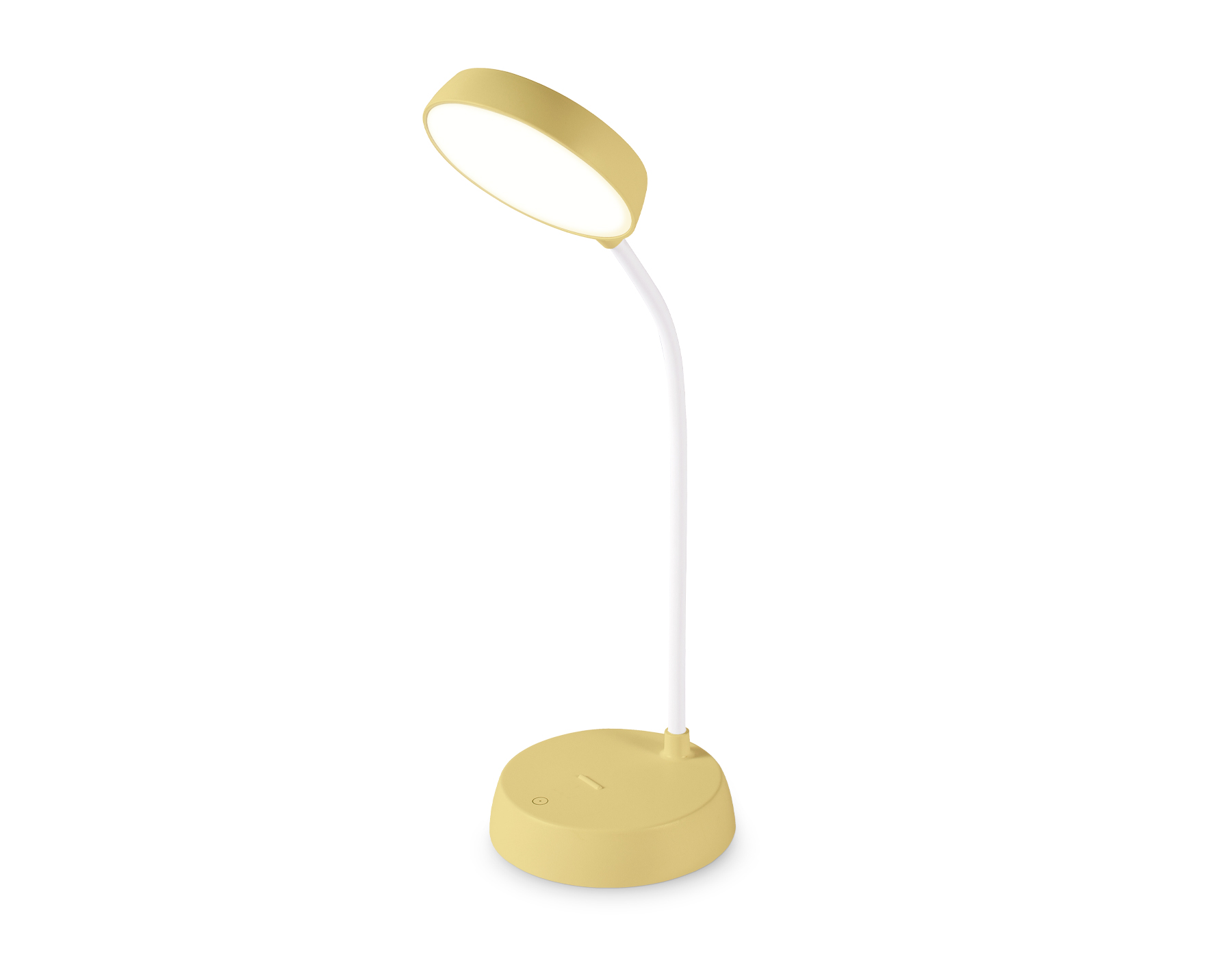Светодиодная настольная лампа AMBRELLA DE611 YL/WH желтый/белый LED 3000-6000K 4W аккум.бат. USB