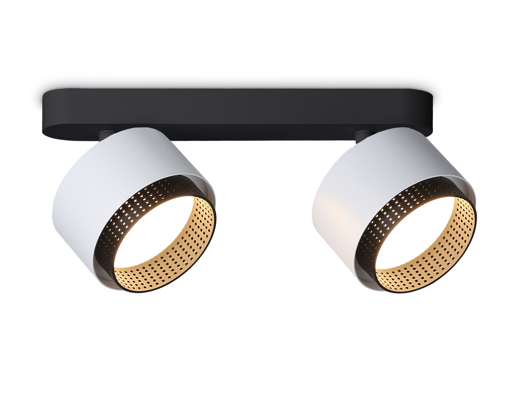 Спот накладной поворотный AMBRELLA TN71285/2 WH/BK белый/черный GX53/2 max 12W 270*95*137 