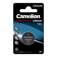 Батарейка CAMELION CR2430 BL-1, 3V литиевая (10/1800)