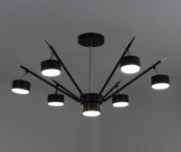 Люстра ESTARES ATENA 7хGX53 R-750x350-BLACK/CHROME-220-IP20