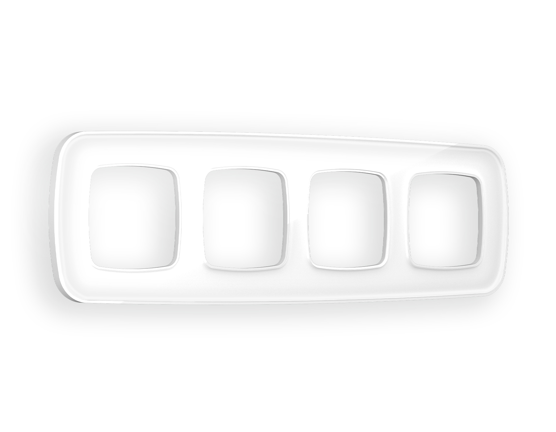 OF640104 Рамка OMEGA Coint (Белый Стекло органическое) 4-ая