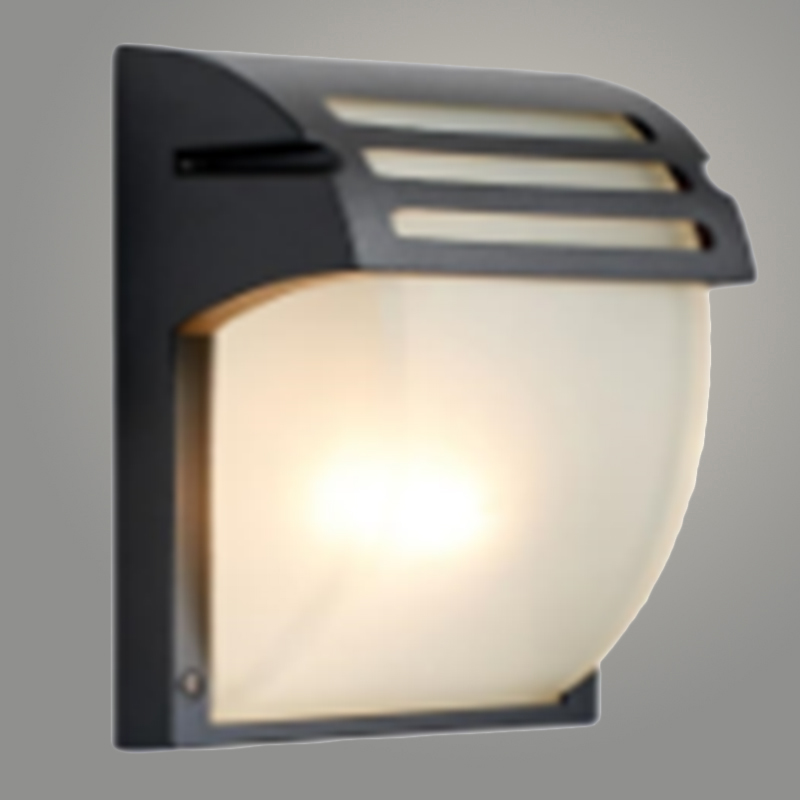 Светильник уличный настенный SJ2008-W черный 1*E27 h255, SHJ22