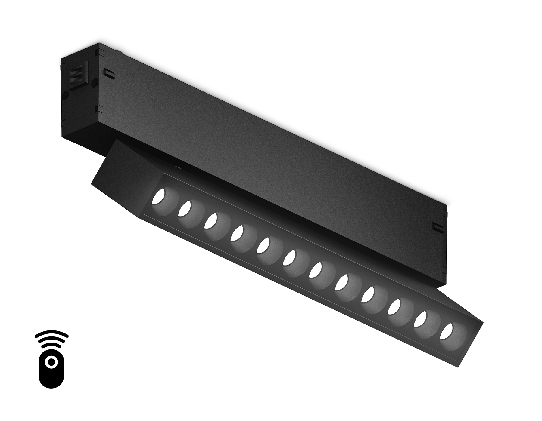 Светильник для Magnetic 220V GL1342 BK черный IP20 12W 3000K-6400K 24° 232*25*112 (Без ПДУ)димм.упра