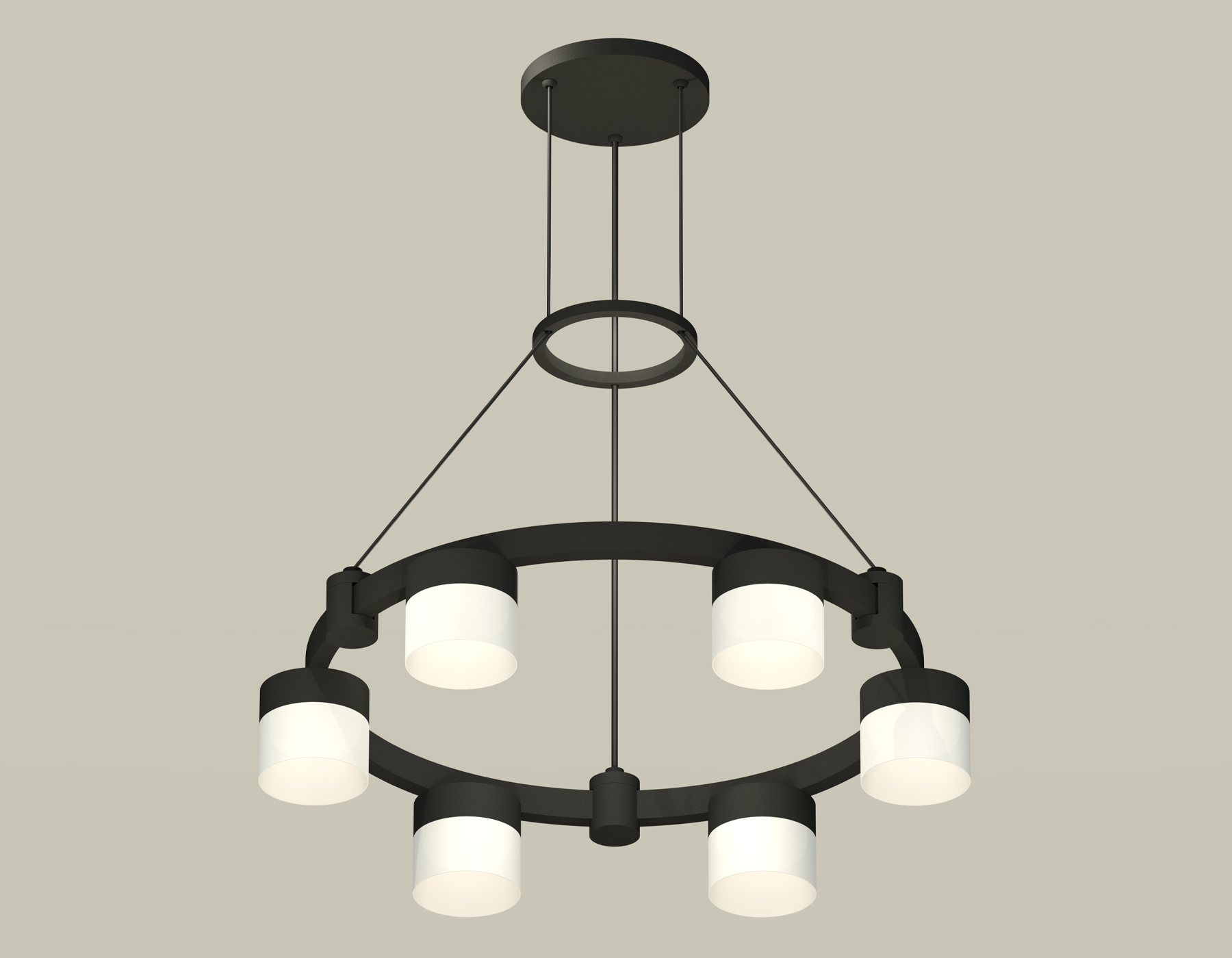 XR92051204/6 SBK/FR черный песок/белый матовый GX53 (A9205, C9232, N8402)