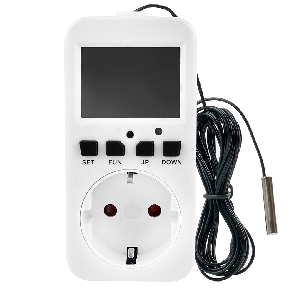 FERON TM27 розетка с таймером (с датчиком контроля температуры) 3600W/16A 230V 