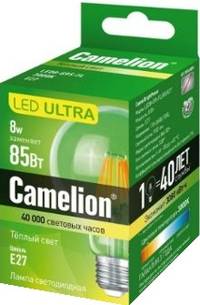 Лампа CAMELION LED8-G95-FL/830/E27 220V 8W(1/10/40)