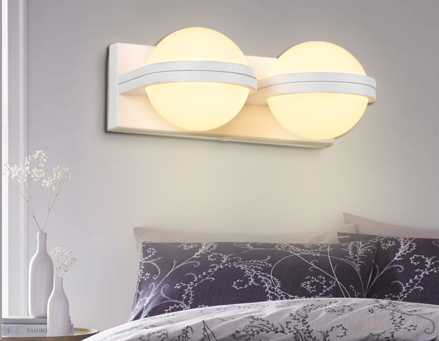 Светильник настенный Ambrella FW556/2 SWH белый песок LED 3000K 10W 240*80*138 с выключателем