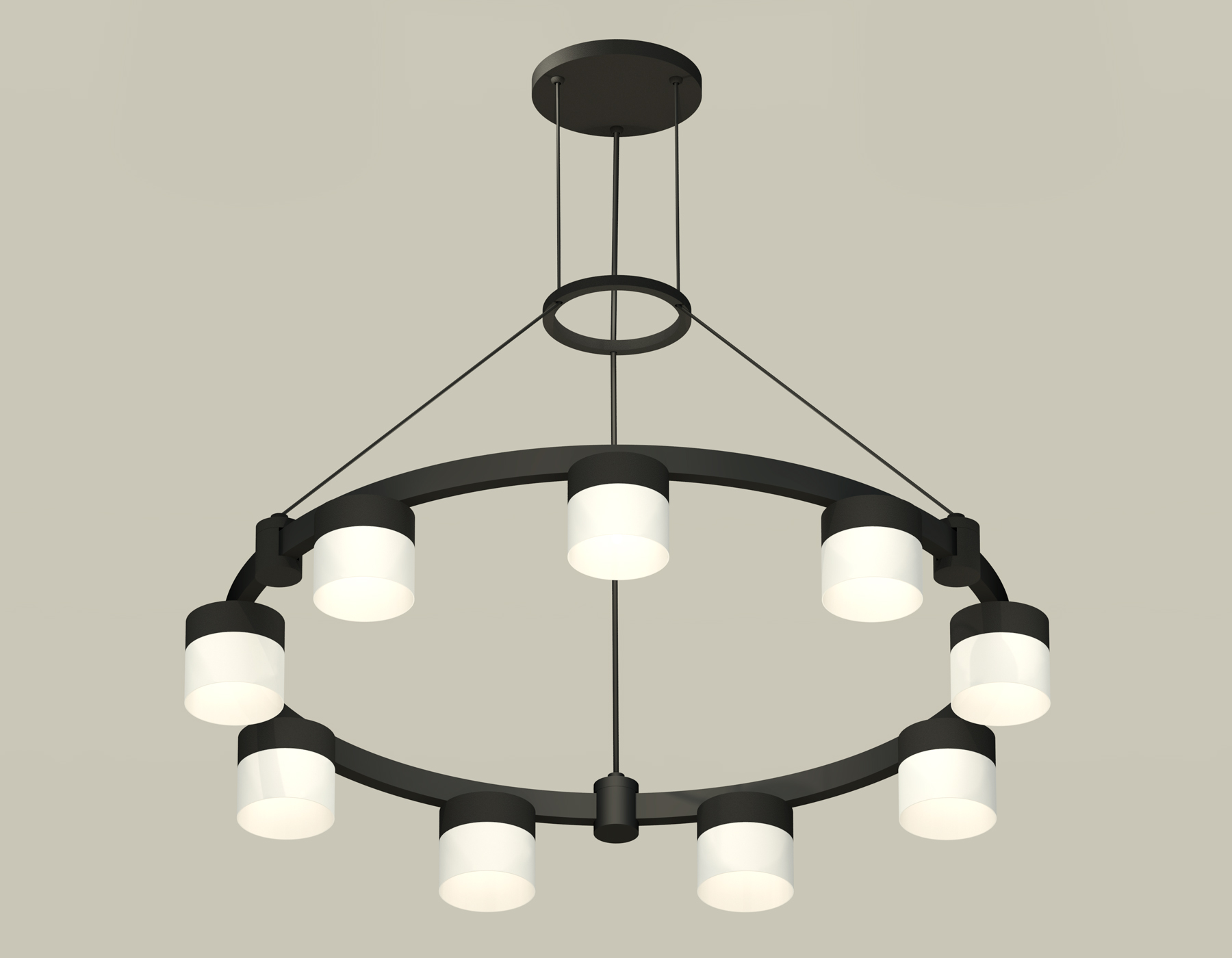 XR92051904/9 SBK/FR черный песок/белый матовый GX53 (A9205, C9242, N8402)