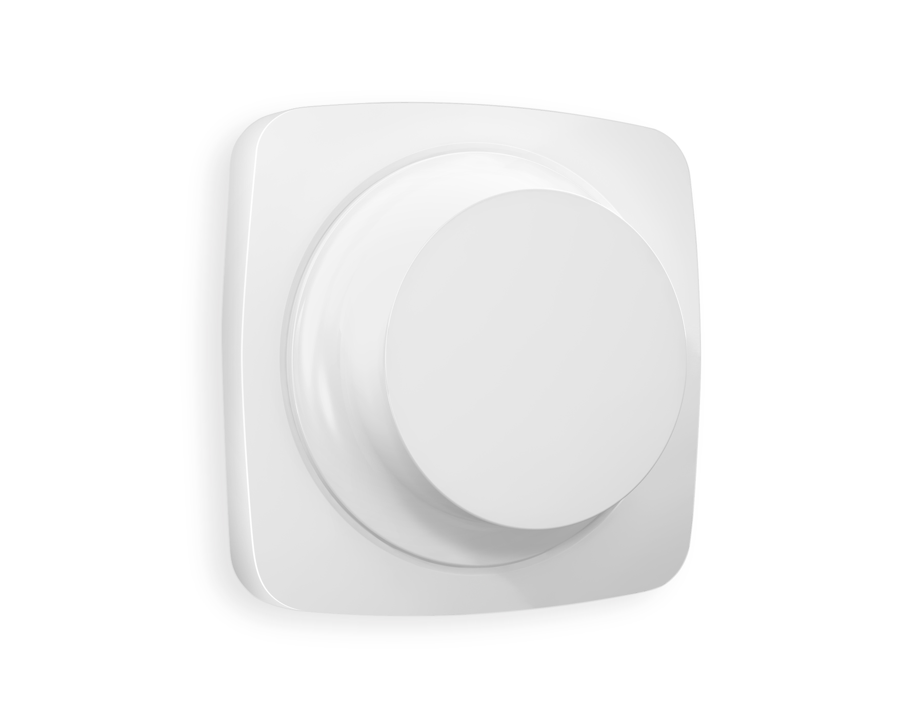 OP1255 Лицевая панель OMEGA (Белый матовый) для светорегулятора универсального QUANT