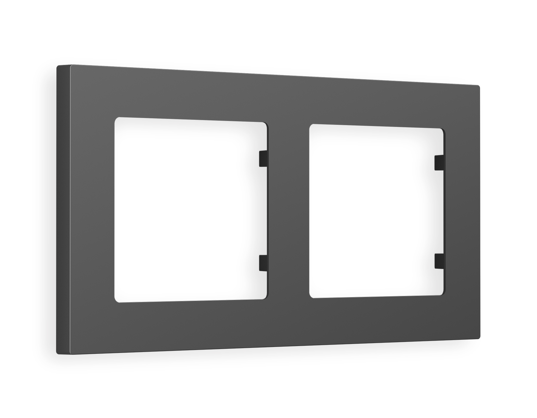 AF220802 Рамка ALFA Techno (Графит Мягкое касание) 2-ая