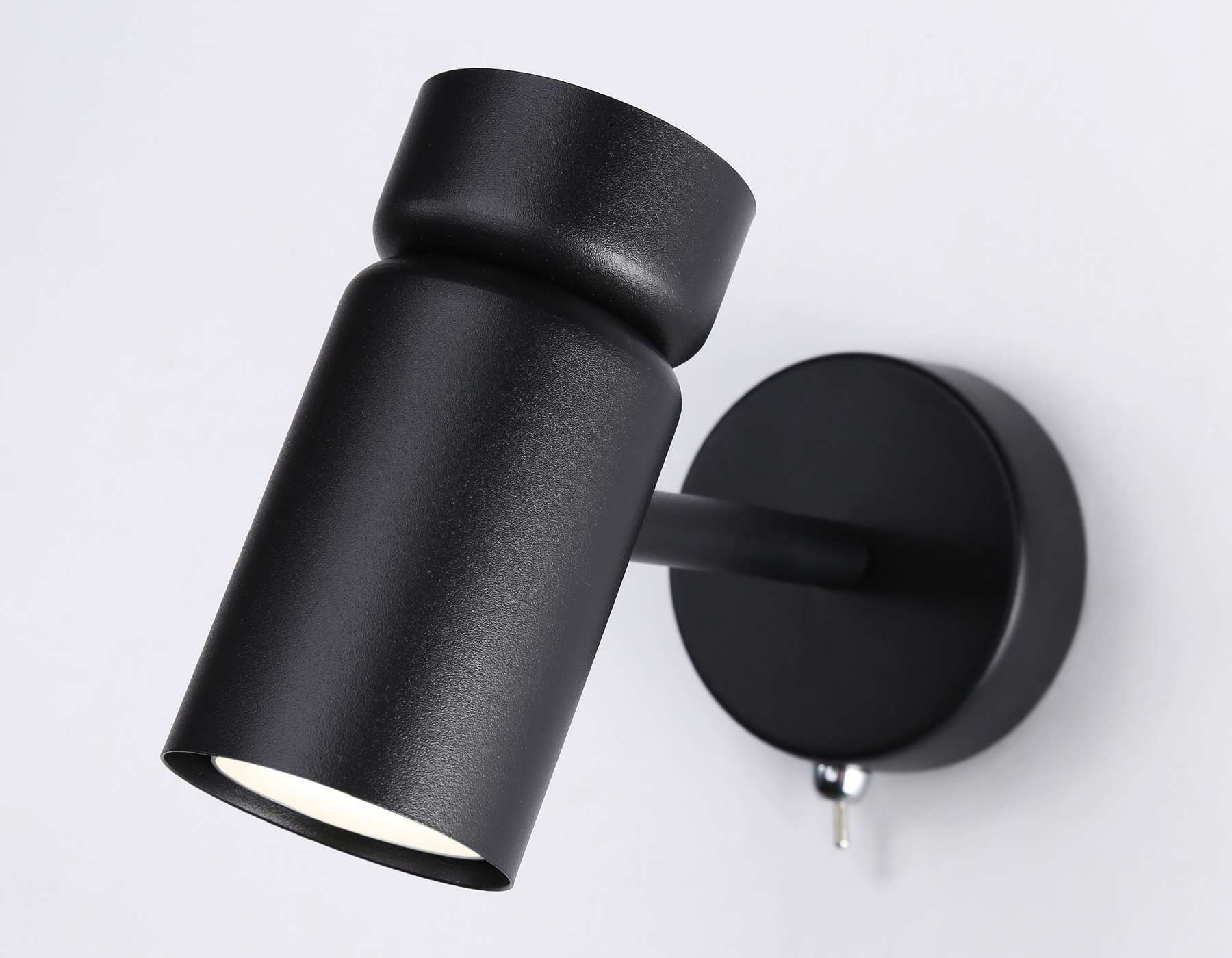 Светильник накладной AMBRELLA TA13184 BK черный GU10 max 12W D60*L120*H150 настенный с выключателем 
