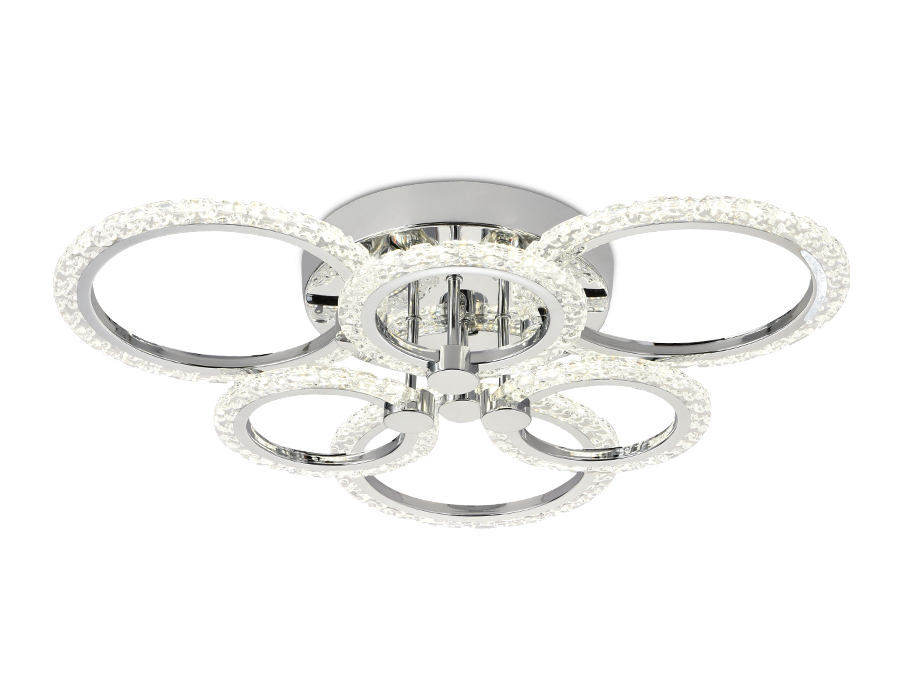 Светильник Ambrella FA414/3+3 CH хром 90W 580*540*120 (ПДУ РАДИО 2.4)