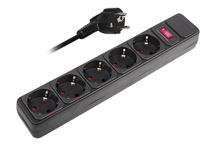 Сетевой фильтр ФАZА FOP-05GS-300-bk (черный)