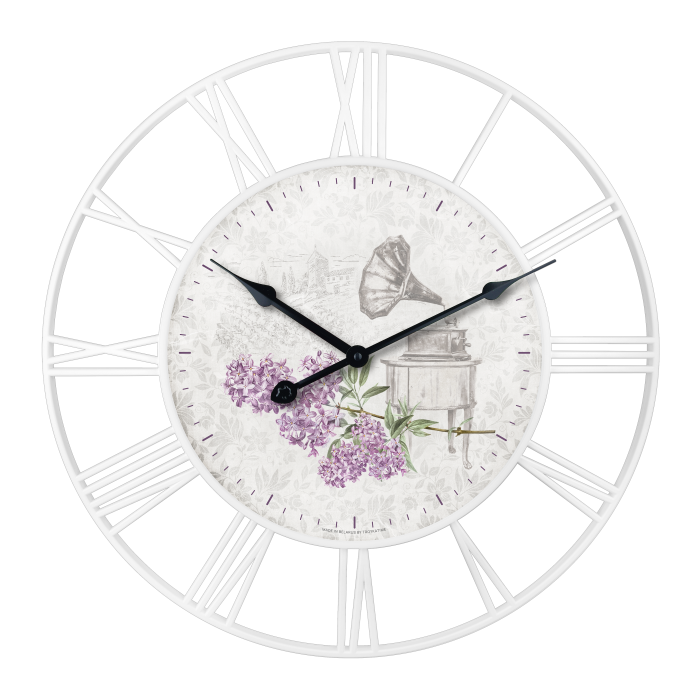 Часы настенные Troyka 62673626 белый 45х45 см