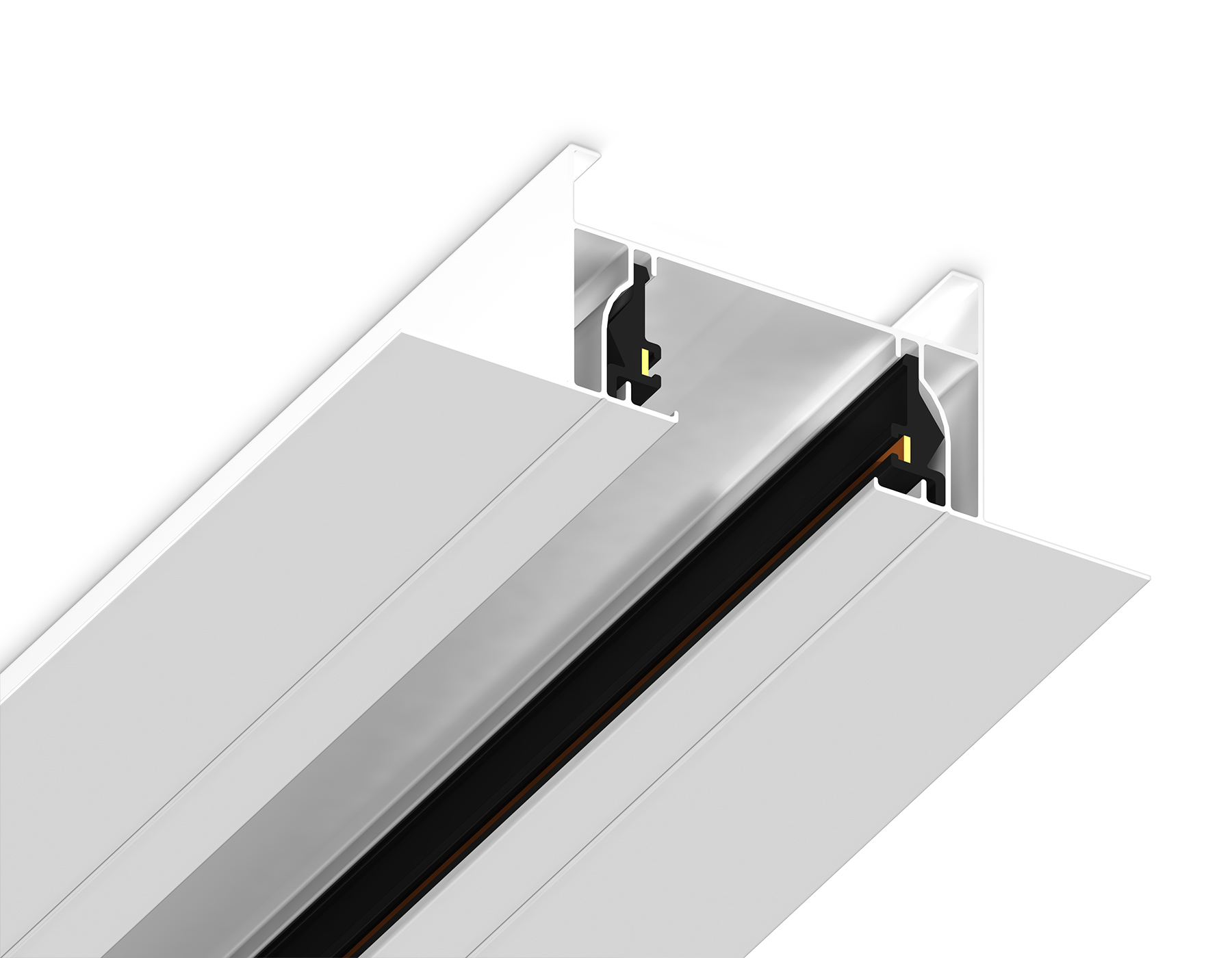 Шинопровод встраиваемый однофазный Standard 220V 1m GL7121 WH белый IP20 220V 1000*58.6*18