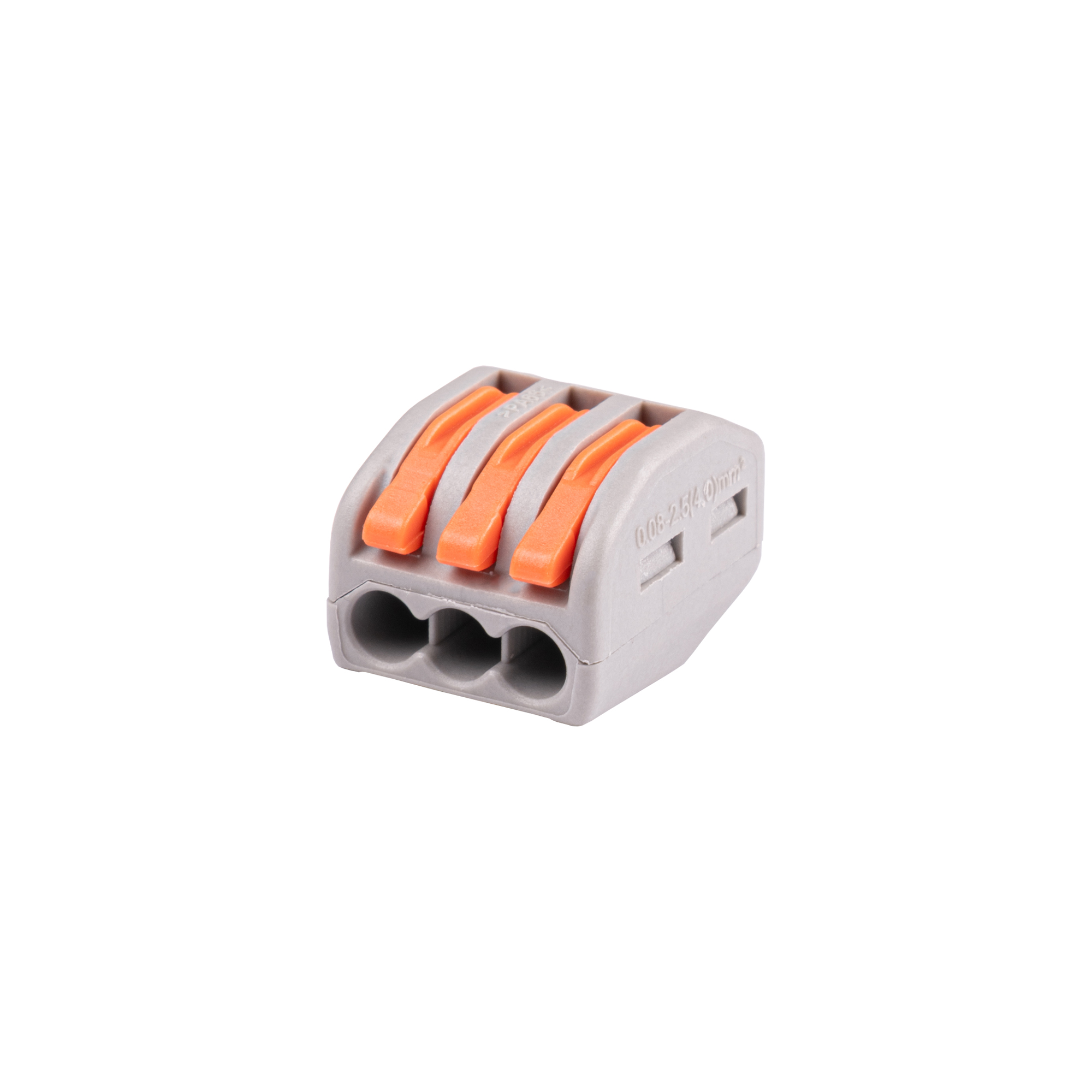 Клемма монтажная JAZZway PTC-3P 222-413 BL/10 450V 32A 0,08-2,5(4.0)mm2 /10шт./