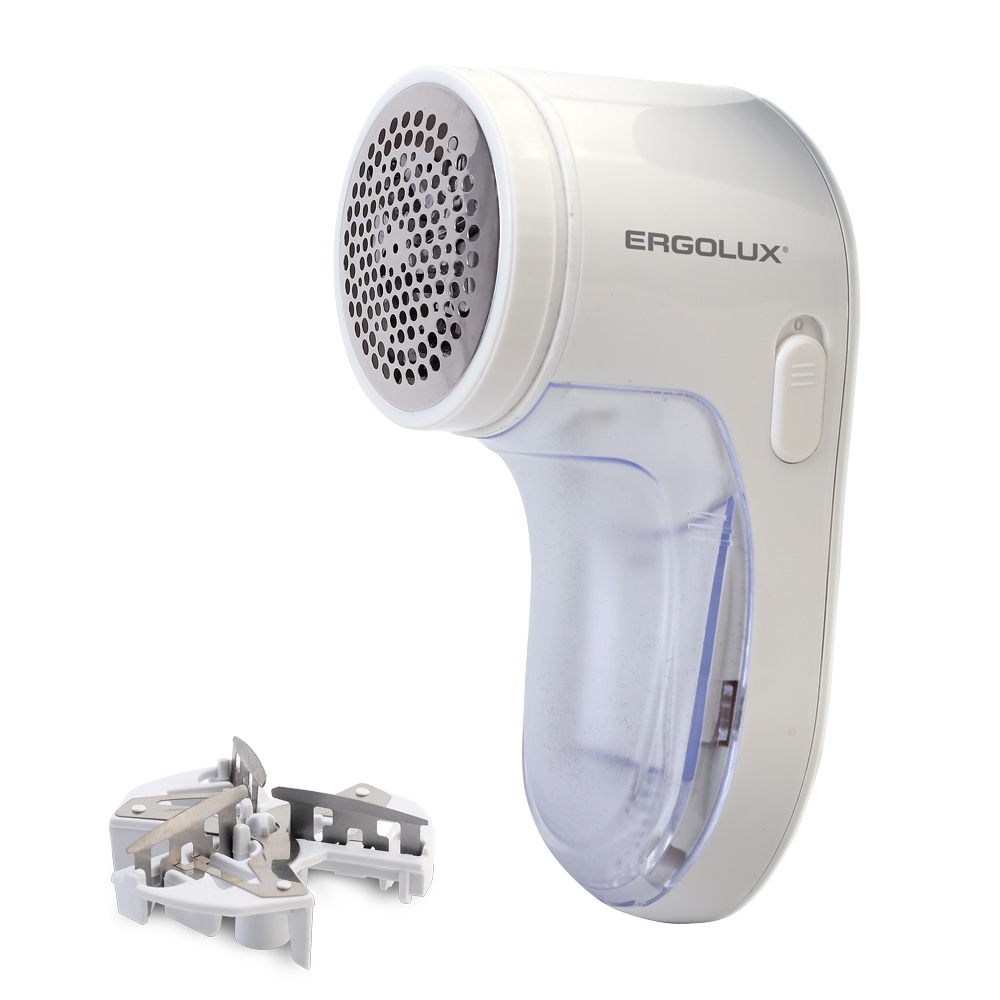 Машинка для удаления катышков ERGOLUX ELX-LR03-C01 белый аккум., 5 Вт, USB Type-C