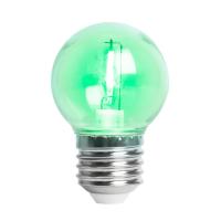Лампа светодиодная FERON LB-383 2W 230V E27 G45 прозрачный зеленый