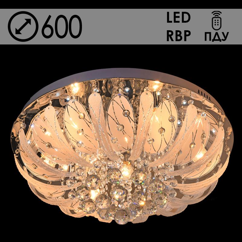 Люстра 55538/600 CR хром 8х40W E14 LED-RBP ПДУ d600, 24