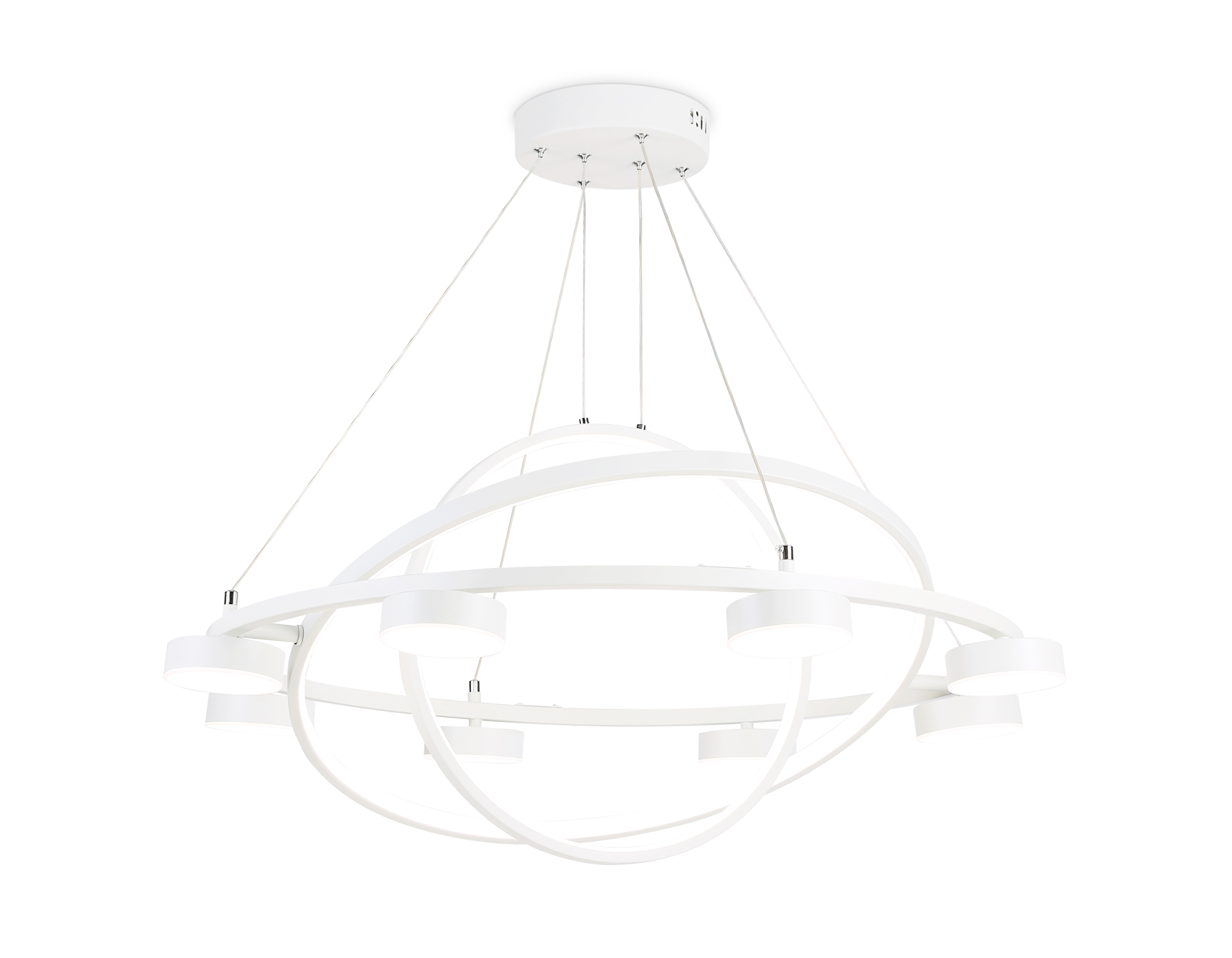 Светильник Ambrella FL51777/3+8 WH белый 3000K/4200K/6400K 112W D800/580/400*1200 (ПДУ ИК)