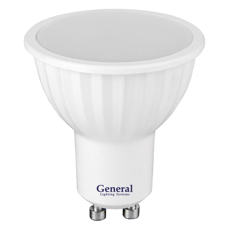 Лампа GLDEN-MR16-20-230-GU10-6500