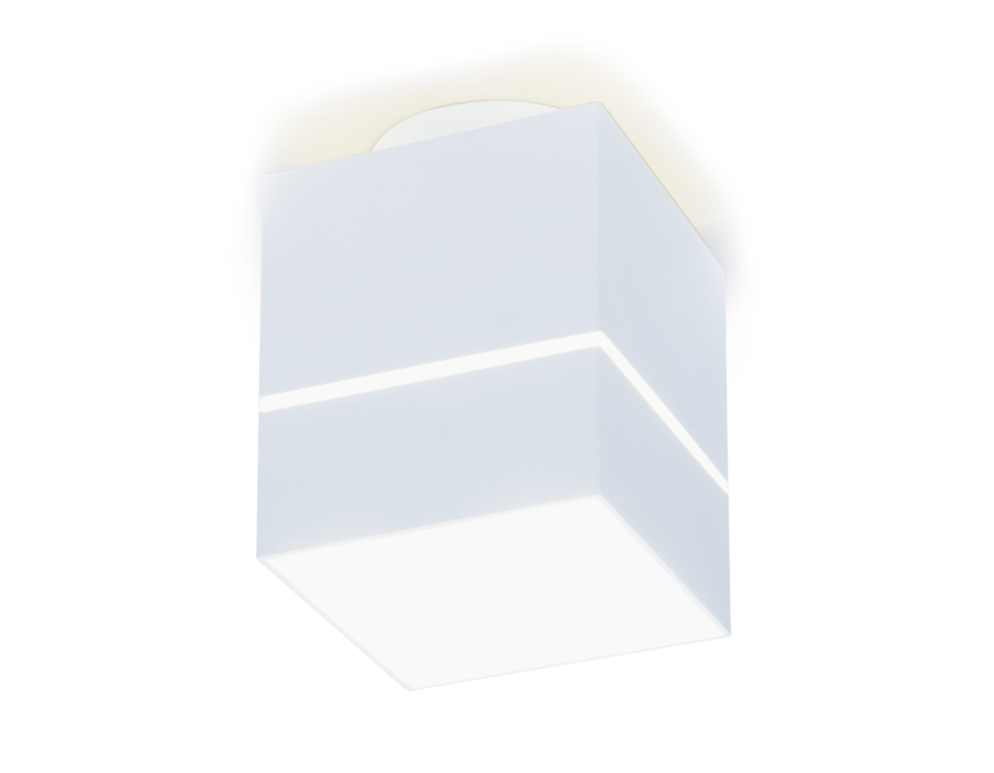 Спот потолочный Ambrella TN257 WH/S белый/песок LED 4200K 7W 80*80*100 накладной