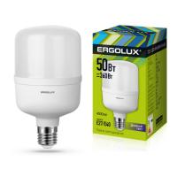 Лампа Ergolux LED-HW-50W-E40-6K серия PRO, E27/E40 6500К 150-260В (1/20)