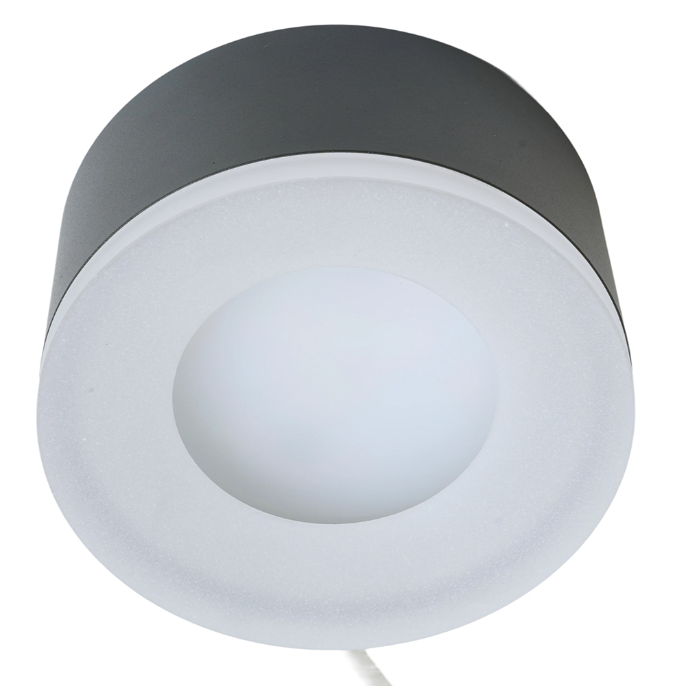 Светильник потолочный FERON HL456 12W, 230V, GX53, черный