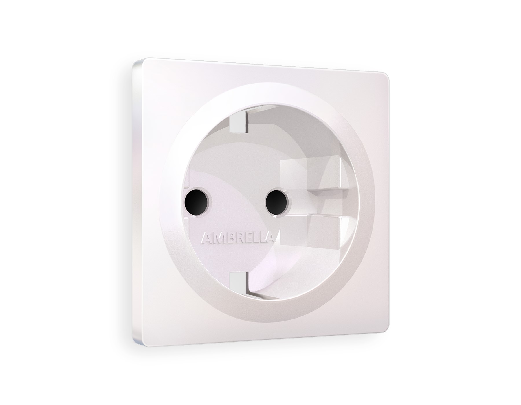 AP2070 Лицевая панель ALFA (Жемчуг) для электрической розетки с/з со шторками QUANT