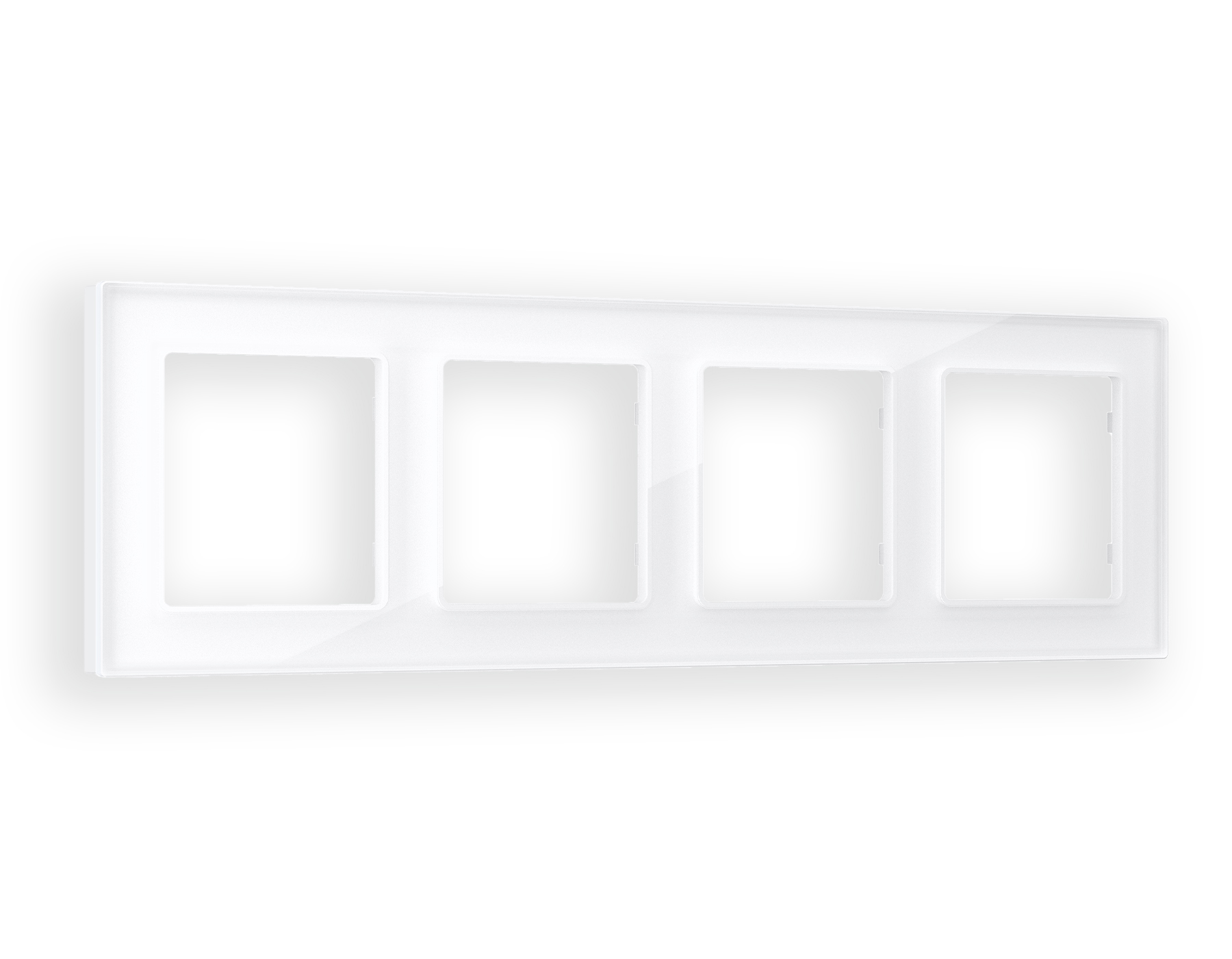 AF330104 Рамка ALFA Platos (Белый Стекло органическое) 4-ая