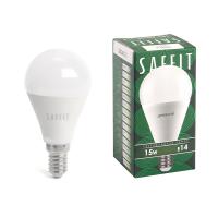 Лампа светодиодная SAFFIT 15W 230V E14 6400K G45, SBG4515