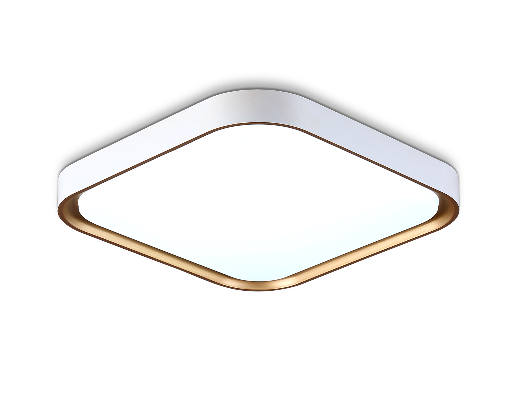 Светильник светодиодный Ambrella FZ1253 WH/GD белый/золото 18W 5000K 250*250*60 (Без ПДУ)