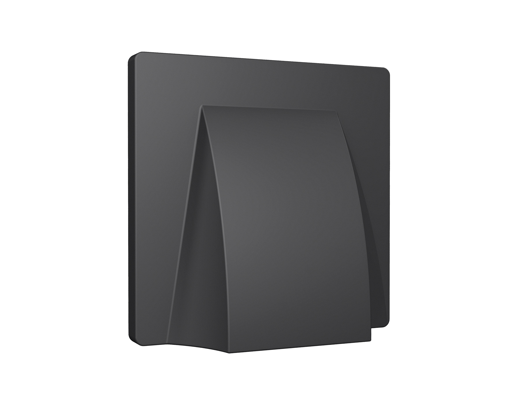 AP9158 Лицевая панель ALFA (Графит мягкое касание) для вывода кабеля QUANT